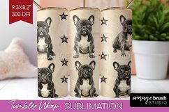 Cute Dogs Tumbler Wrap - Puppy Tumbler PNG Sublimation Product Image 1