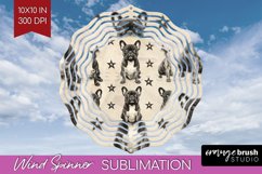 Cute Dogs Wind Spinner Sublimation PNG - Puppy Round Product Image 1