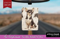 Cute Dogs Air Freshener PNG - Puppy PNG Sublimation Product Image 1