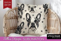 Cute Dogs Pillow Sublimation - Puppy Pillow Cover PNG Product Image 1