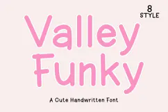 Valley Funky | 8 Style Font Product Image 1