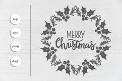 Merry Christmas frame SVG File Product Image 2