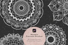 Procreate Mandala Stamp Brush, Coloring And Tattoo Art, Grap Product Image 1