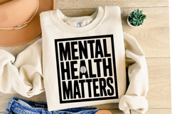 Mental Health Matters Svg Design | Svg Cut Files | Shirt Svg Product Image 2