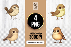 Cute Baby Bird Clipart Sublimation PNG Product Image 1