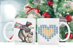 Winter Bears 9 Watercolor Cliparts PNG sublimation Product Image 4