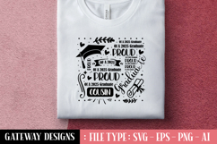 Proud Cousin Of A 2025 Graduate svg design Product Image 1