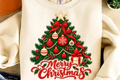 Merry Christmas PNG, Christmas Trees PNG, Christmas Shirt Product Image 2