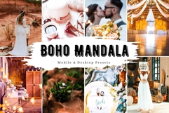 10 Boho Mandala Mobile Lightroom Presets Product Image 1