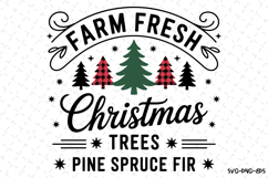 Farm Fresh Christmas Trees Svg | Christmas Svg | Svg File Product Image 1