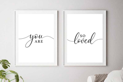 You Are So Loved Set of 2 Prints Product Image 1