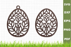 Easter Eggs SVG Design|Easter Hanger Laser cut, Cricut Product Image 2