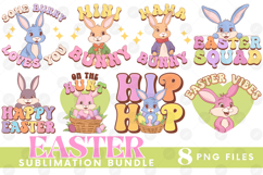 Easter Sublimation DTF Bundle Bunny Chick Farm Hip Hop Joy Product Image 1