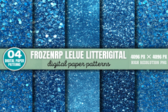 Frozenrp lelue litterigital Digital Paper Background PNG Product Image 1