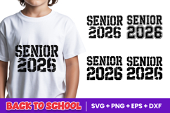 Senior 2026 Back to School SVG PNG Product Image 1