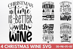 Christmas Wine SVG Product Image 1