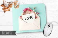 Love Letter Envelope Mouse Pad PNG Design Product Image 1