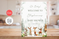Baby Shower Welcome Sign Template 147 Product Image 1