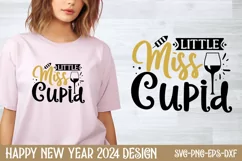 Little miss cupid SVG, Happy New Year SVG Product Image 1