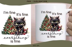 I&#039;m Fine It&#039;s Fine Everything Is Fine Png Sublimation Product Image 3