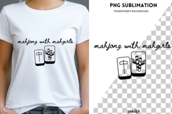 Mahjong png design for T-shirts Product Image 1