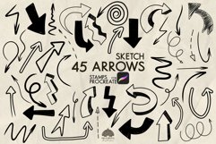 Sketch Arrows Procreate Stamp Brushes Product Image 1
