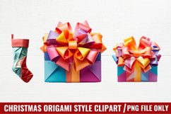 Christmas Origami Style Sublimation Product Image 1