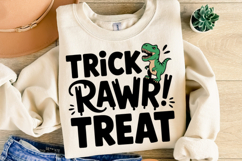Trick Rawr Treat Svg | Halloween Svg | Shirt Svg Product Image 2