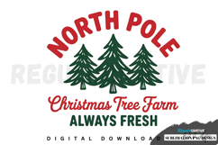 Retro Christmas, Merry Christmas Sublimation PNG Product Image 1