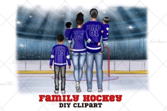 Hockey Family clipart: &quot;HOCKEY CLIPART&quot; Hockey jerseys PNG Product Image 1