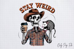 Retro Sarcastic Skeleton Sublimation Design Product Image 1