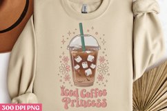 Iced coffee princess PNG, Iced Coffee Mental Product Image 2
