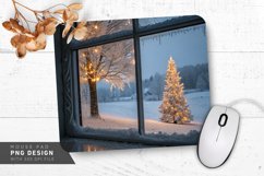 Serene Winter Glow Mouse Pad PNG Design Product Image 1