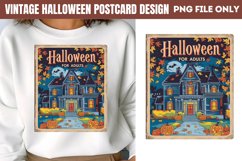 Halloween for adults Vintage Halloween Postcard Product Image 1