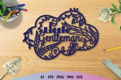Little Gentleman Papercut SVG Product Image 1