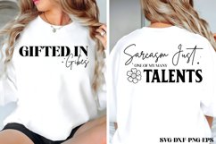 Sarcasm just one of my many talents SVG Product Image 2