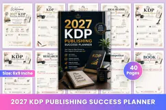 2027 KDP Publishing Success Planner Product Image 1