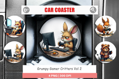 Car Coaster Gamer Critters Product Image 1