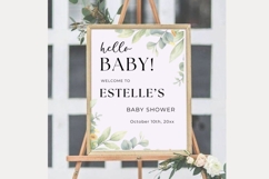 Baby Shower Welcome Template 14 Product Image 1
