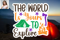 Camping Sticker SVG Bundle Product Image 16