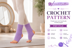 Crochet Yoga Socks Pattern PDF Product Image 9
