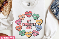 My students are PNG, Retro Teacher Sublimation PNG Product Image 2
