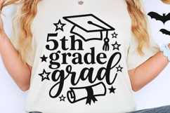 5th Grade Grad Svg, Middle School Svg, Graduation Svg. Product Image 2