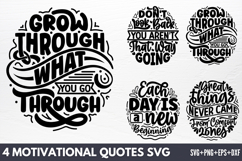 Motivational Quotes SVG Product Image 1