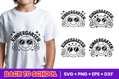 Kindergarten Smiley Face SVG PNG Product Image 1