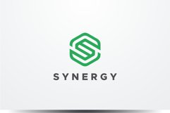 Synergy - Letter S Hexagon Logo Template Product Image 1