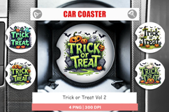 Trick or Treat Car Coaster Product Image 1