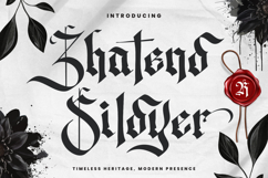 Zhatend Sildyer Blackletter Product Image 1