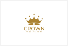 Crown Logo Design Vector Illustration Product Image 1