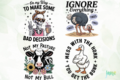 Funny Sarcastic Sublimation Product Image 1